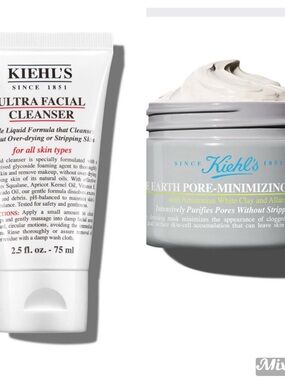 Kiehl's Ultra Facial Cleanser & Pore-Minimizing Clay Mask Duo